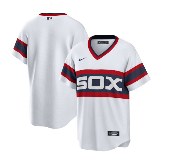 Men's Chicago White Sox Blank White Cool Base Stitched Jersey Men's Chicago White Sox Blank White Cool Base Stitched Jersey
